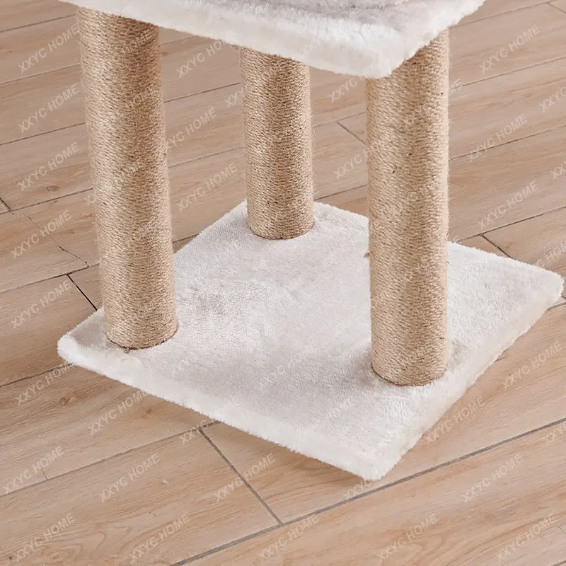 Cat Climbing Frame Nest Scratch Trees Villa Pet Supplies Toys Wooden Furniture