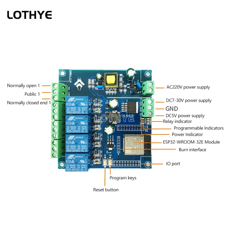 RelayFi A Tasmota Compatible 4-channel Relay Board, 42% OFF