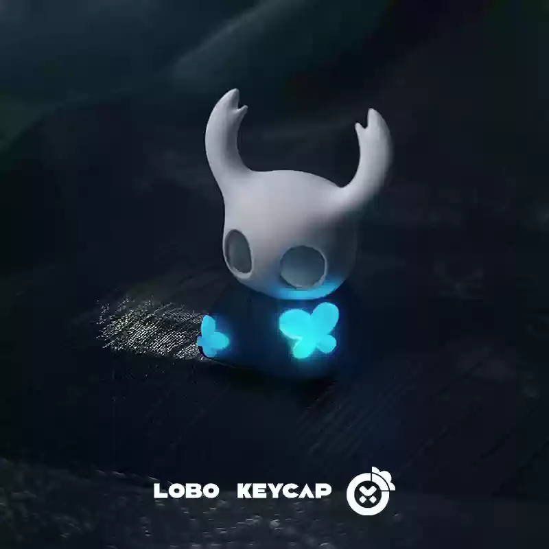The Hollow Knight Light شفافة Keycap أنيمي شخصية ا...