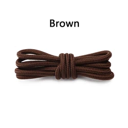 Durable Polyester Classic Round Shoelaces for Sneakers and Boots - Various Lengths, 1 Pair with Free Shipping (Brown)