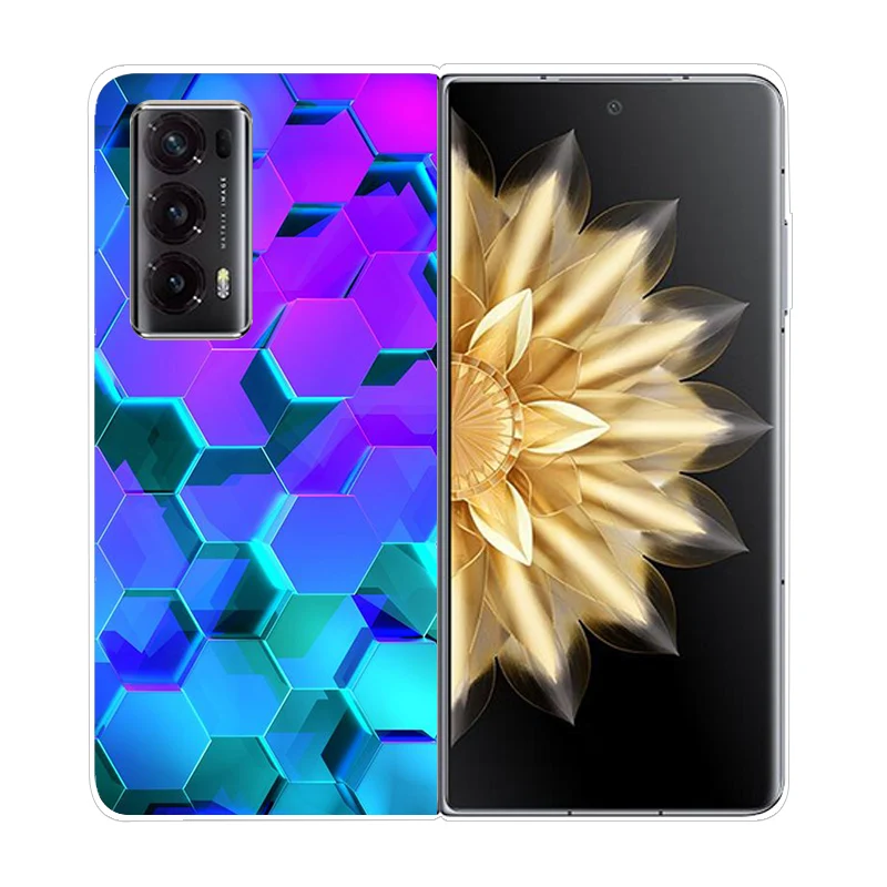 Durable Clear Hard Shell Phone Case - Shockproof & Foldable Design