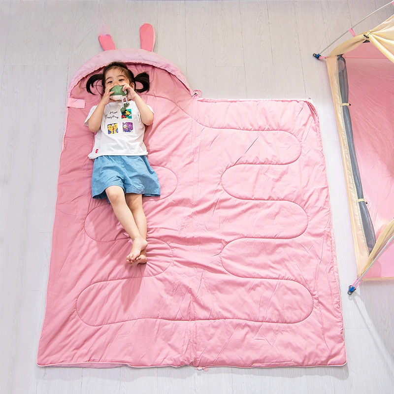 Outdoor Camping Children's Sleeping Bags Lunch Break Dirt Insulation Warmth Protection Kick Prevention Under The Age of 14 2