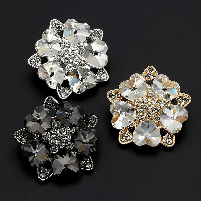 

1pcs Metal Buttons for Clothing Suit Fur Coat Shirt Scrapbooking Accessories DIY Crafts Sewing Material Apparel Decor Button