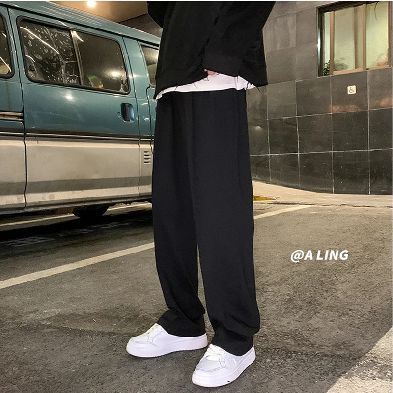 Men's Joggers Sweatpants Open Bottom 