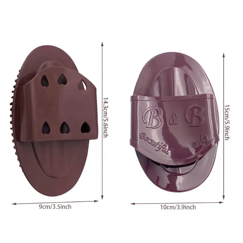 2Pcs Portable Body Massage Brush Meridians Brush Soft Cellulite Massage Comb Body Massager for Body Shoulders Legs Calves