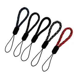 Compact Nylon Wristlet Strap Set - Pack of 10 Portable Finger Lanyards (Multicolor - 10pcs)
