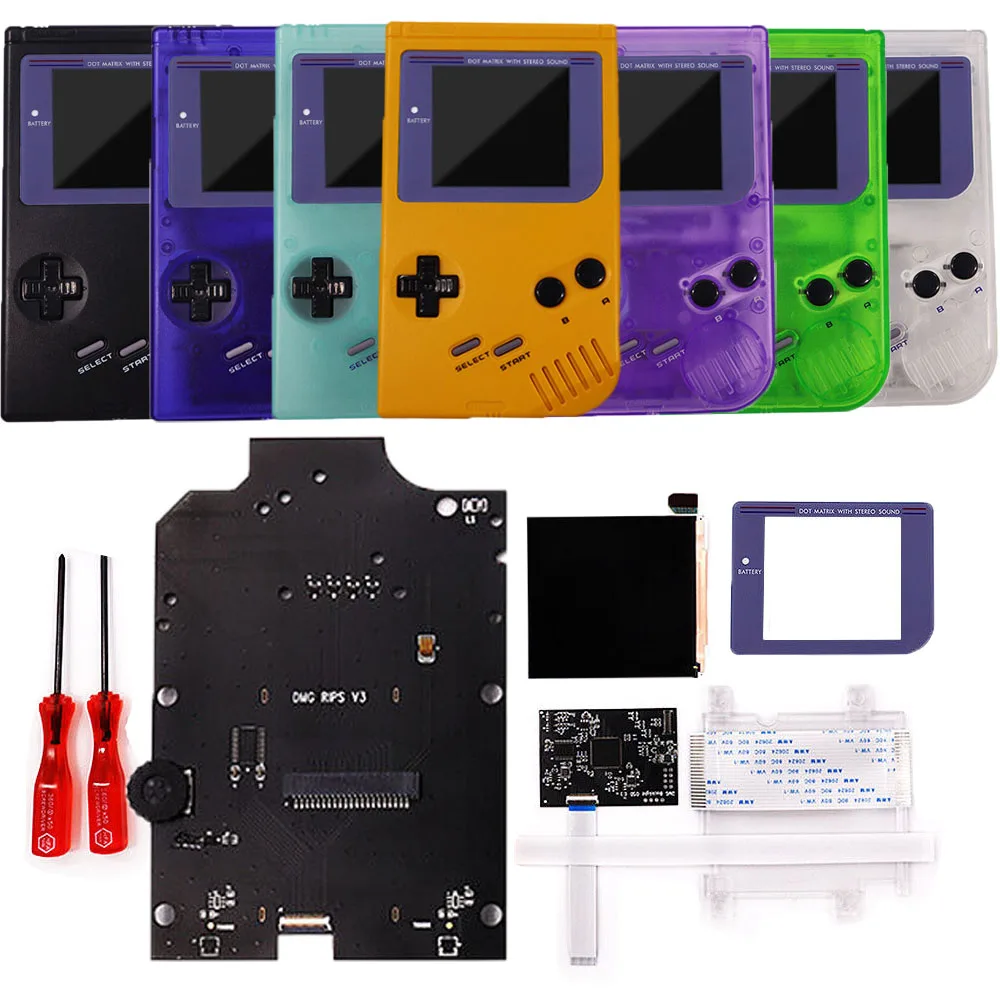 Hispeedido DMG Q5 RIPS XL Kit LCD laminato con menu OSD per Game Boy Classic | Acquista ora