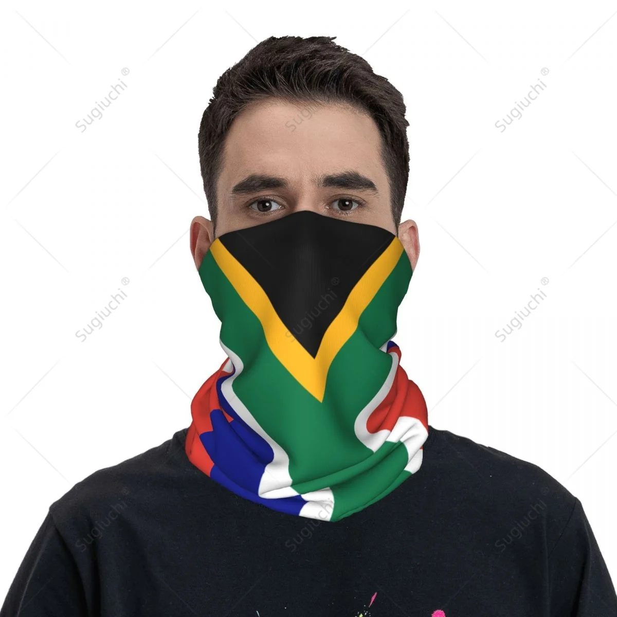 

Unisex South Africa Flag Neckerchief Scarf Neck Face Mask Scarves Neck Warmer Seamless Bandana Headwear Cycling Hiking