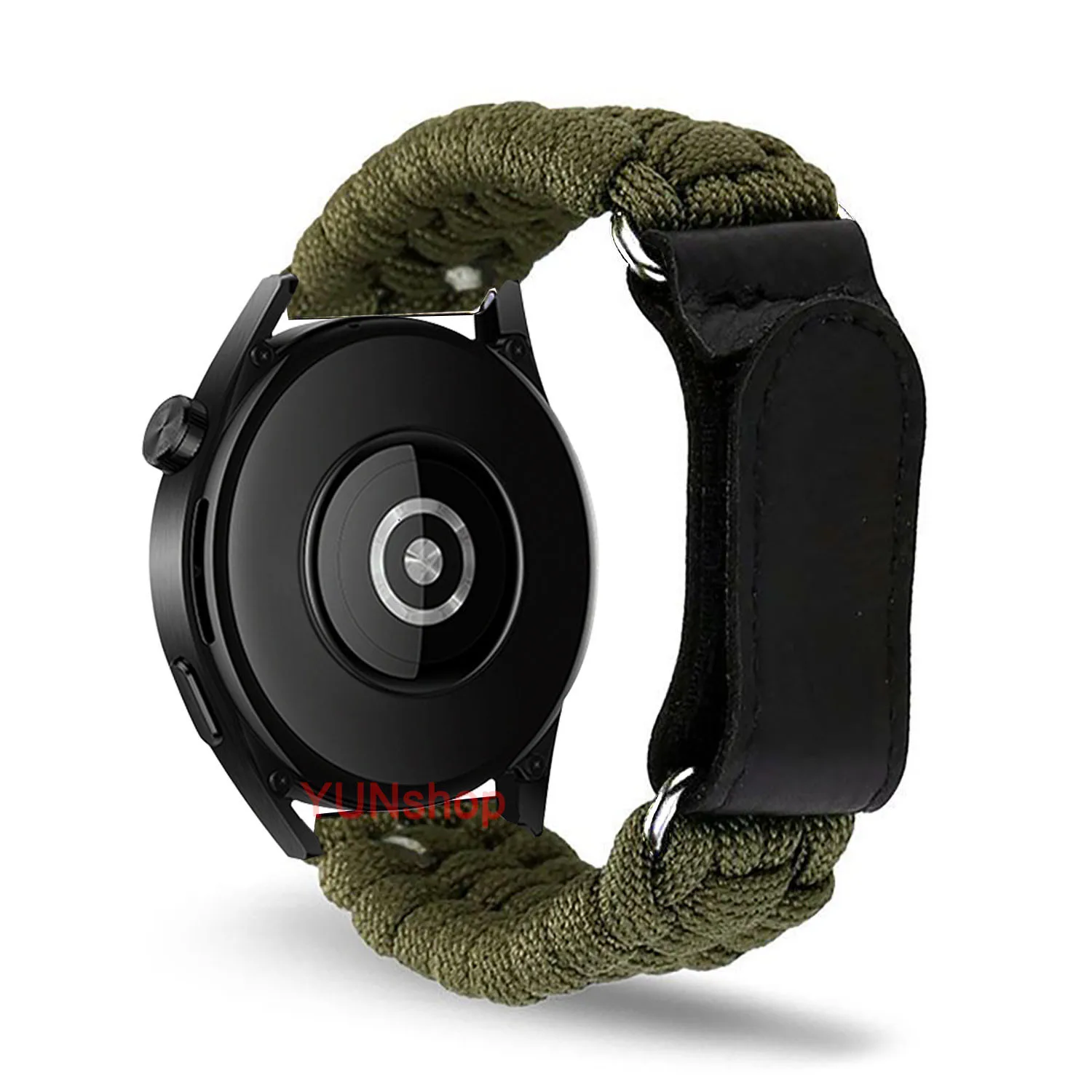 Nylon Umbrella Rope Bracelet Watch Strap - 22mm/20mm Band