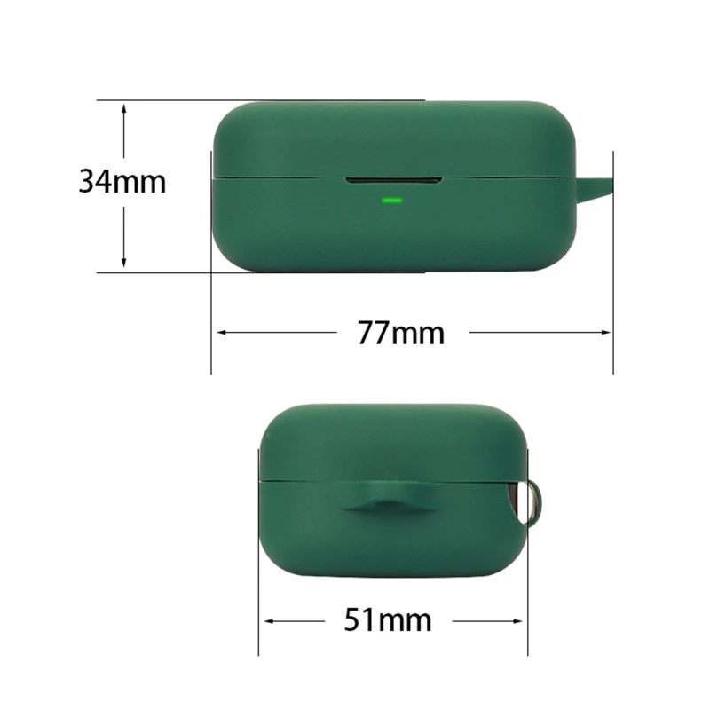 Compatible for B&O Beoplay-EX Earphone Cover Shell Shockproof Anti-scratch Silica Sleeve Washable Housing Dustproof Case