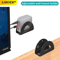 Adjustable Small Device Wall Mount Holder Adhesive Stand for Apple TV,Router,Modem,TV Box,Mini PC Host and Other Media Players 1