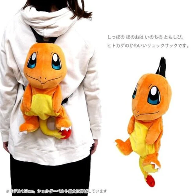 New Pokemon Gengar Backpack Lovely Japanese Style Plush Bag Eevee