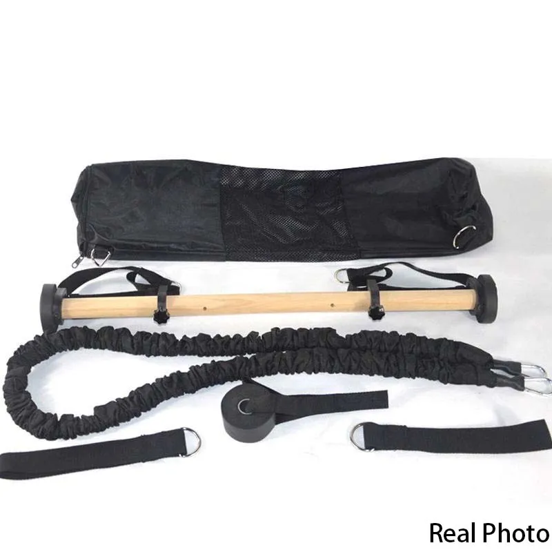 Pilates Stick Yoga Pilates Bar Barre Basic Kit Exercise Resistance Bands