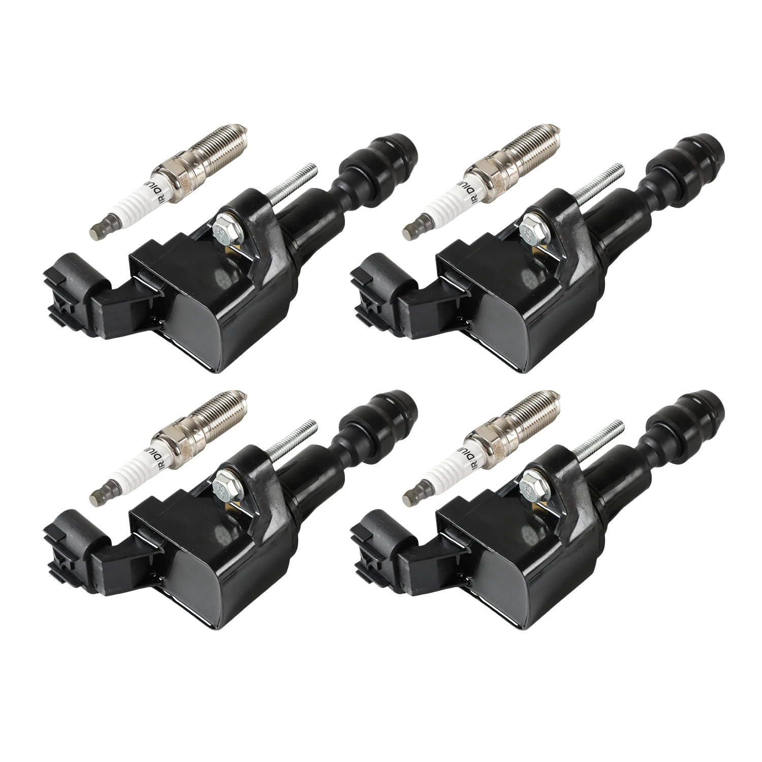 4 Stück Zündspulen + 4 Stück Iridium-Zündkerzen für 2011–2017 Buick Regal GMC Chevrolet 2.4L UF491 D517A 5C1609 E991 52–1850 – Detail 4
