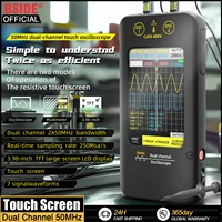 BSIDE New Touch Screen Digital Oscilloscope+Signal Generator Dual Channel 50MHz Automatic Osciloscópio Tools Graphic Tester 1
