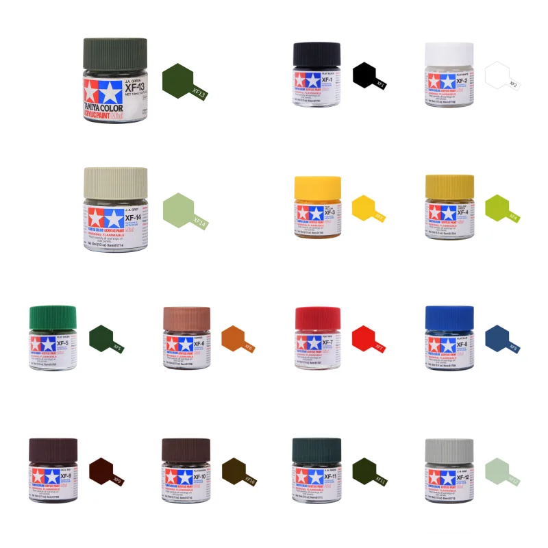Acrylic Paint 10ml Extinction Water-based Acrylic Paint DIY Hand-made Model Children's Toy Painting Coloring Complementary Spray Material