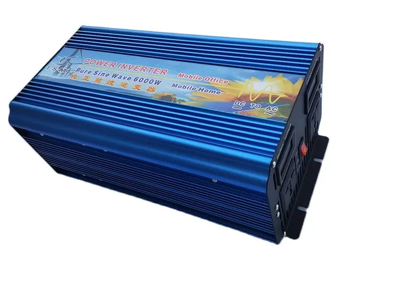 6000W Potenza Di Picco 12000W Inverter A Onda Sinusoidale Pura Dc 48V A Ac 220V Per Pompa Dell'Acqua/Sistema Fotovoltaico Solare