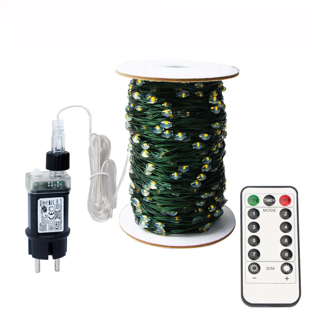 100M 200M LED Lichterketten Grün Draht Lichterkette Girlande Für Outdoor Home Neue Jahr Weihnachten Baum Hochzeit party Dekoration