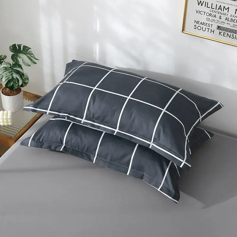 Pillowcase Adult Pair of Simple Thickened Student Dormitory Sprinkle Shop Apartment All Year Round Pillow Cover 2 2xpillowcases 5