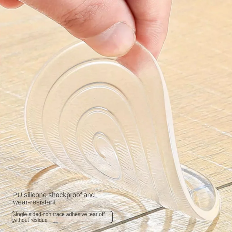 Silicone Furniture Foot Mat Buffer silencing Pad Table Leg Sofa Foot Floor Bed Anti-moving Bed Leg Mute Anti-slip Mat #3585