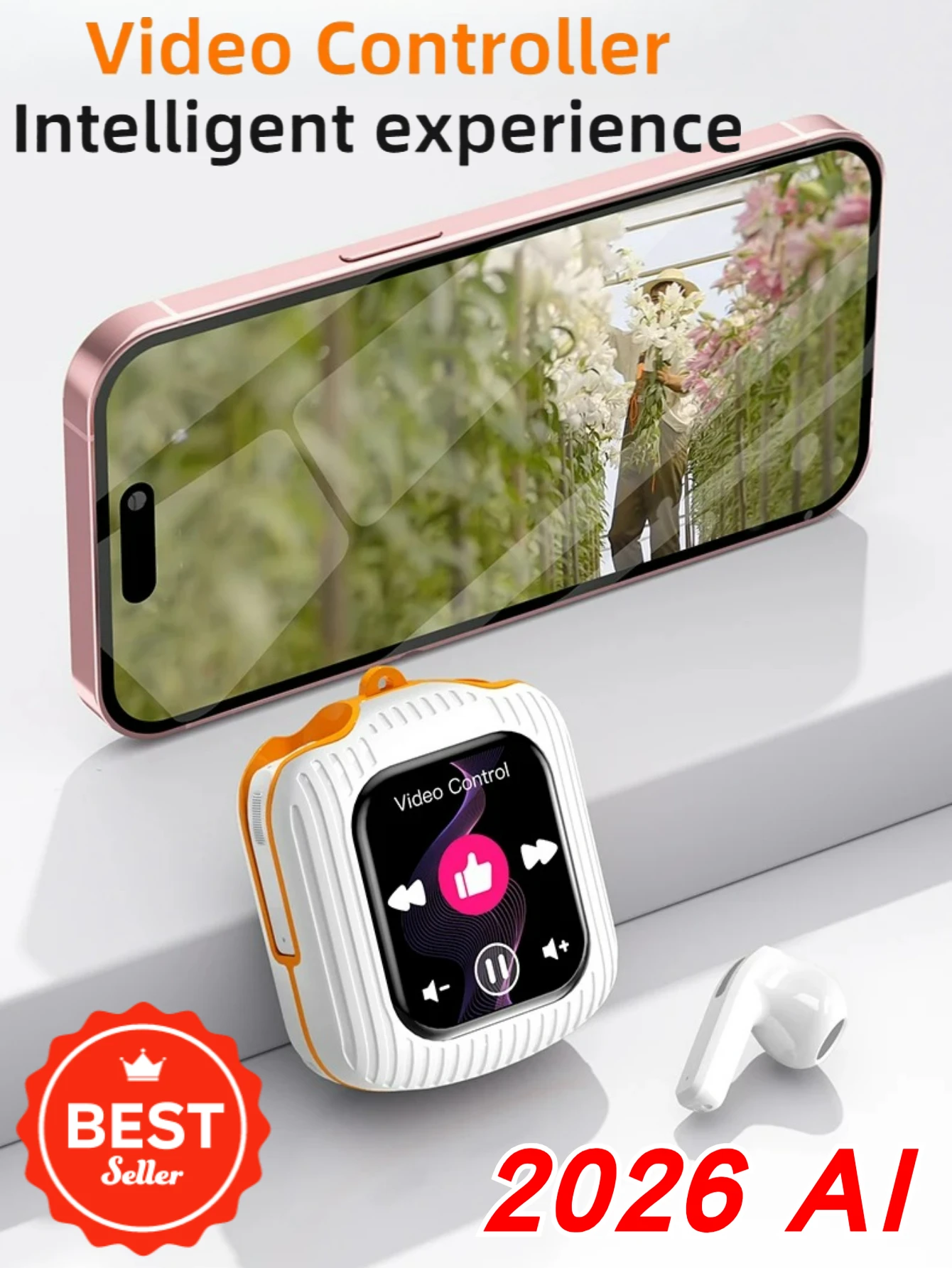 NEW Smart Touch Screen Earbuds Built in MP3 Player AI Noise Cancelling Translator Wireless Camera Control Flagship 2026