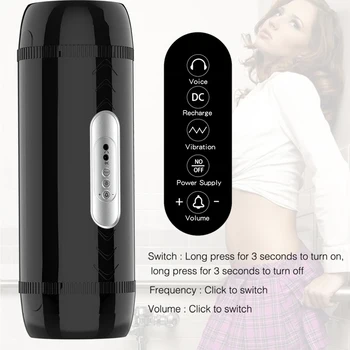 Sex Machines Toys For Men Erotic Masturbator Cup Realistic Tip of Tongue and Mouth Vagina Pocket Pussy Blowjob Stroker Vibrating 4