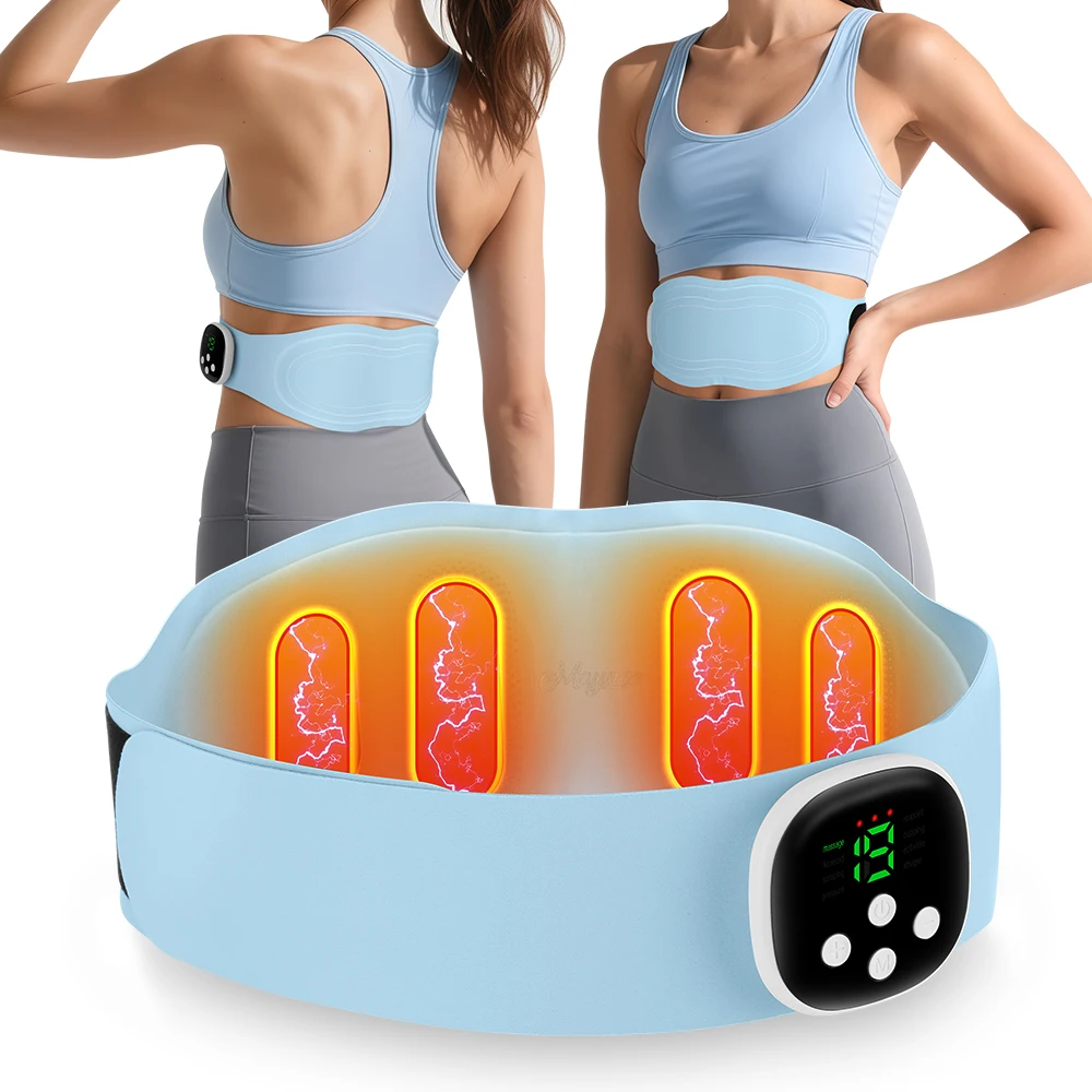 Electric Waist Massager Belt for Lower Back Toning and Relaxation