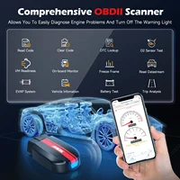 2024 ANCEL BD200 OBD2 Scanner Bluetooth 5.0 Code Reader Engine Fault Battery Test Car Diagnostic Tools for Android IOS iPad 2