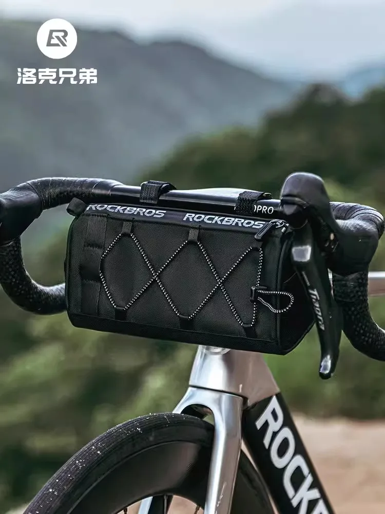 

ROCKBROS Bicycle Front Bag Reflective MTB Road Bike Handlebar Bag Cycling Storage Bag Portable Shoulder Bags Bicycle Accessories