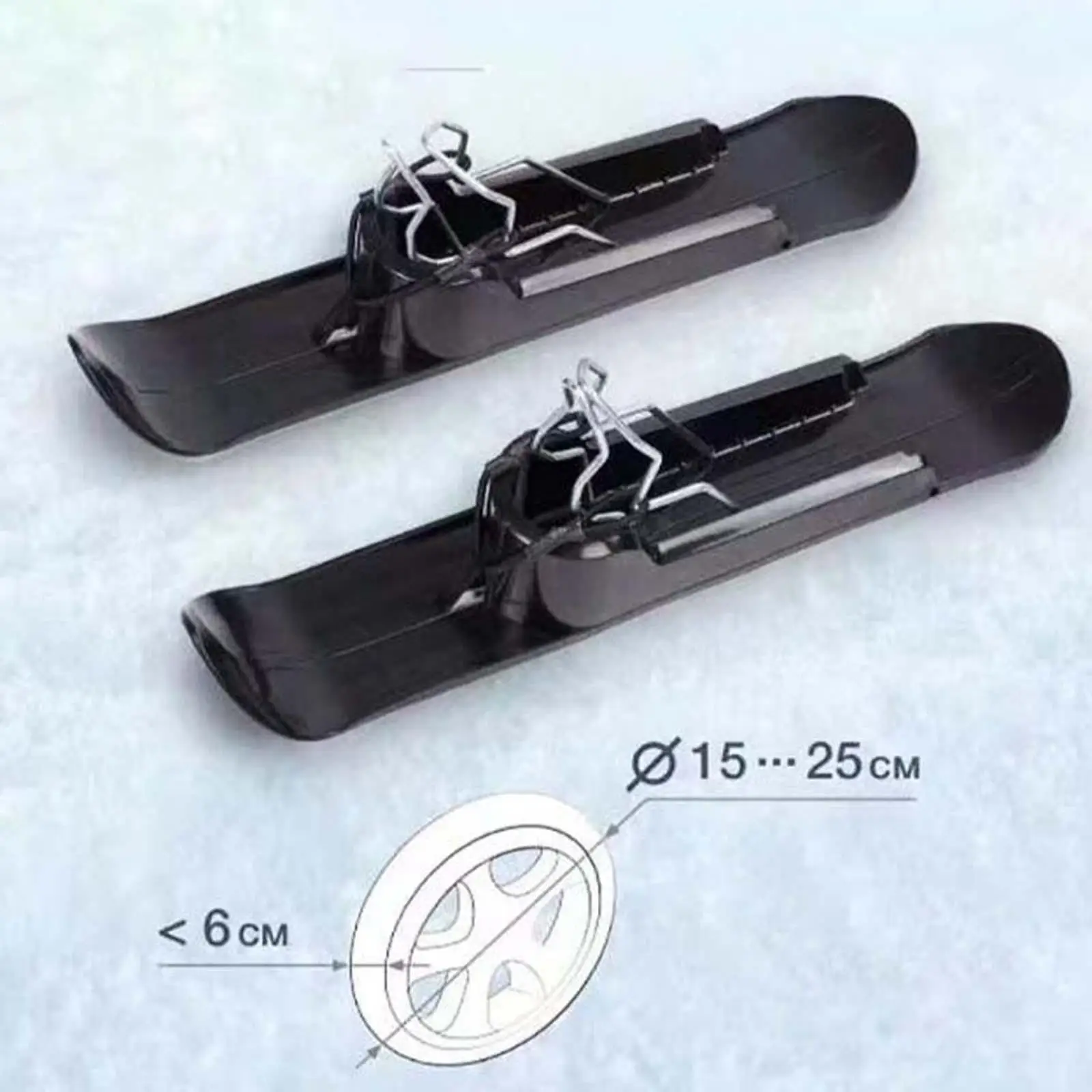 Snow Sledge Board Snow Ski Scooter Sledge Toboggan for Scooter Balance Bike