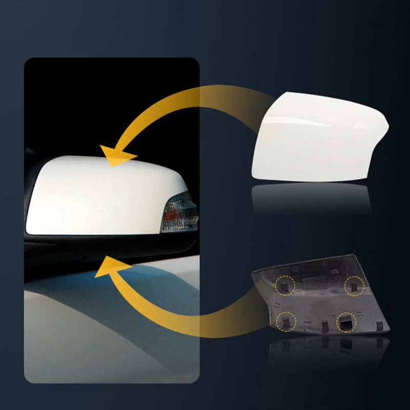 Mirror Housing Cover For Ford Classic Focus St 5 Doors 2005 2006 2007 Cc 2009 2.0 2 Dr Car Rear Mirror Covers Replacement Part