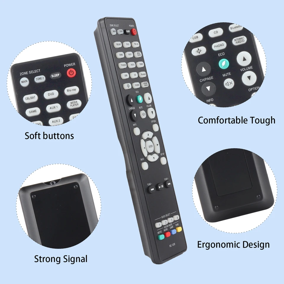 Télécommande d'origine DENON RC-1228 (30701026200AD