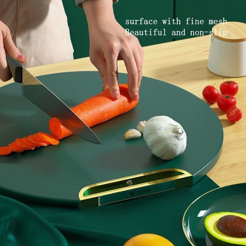 Round Plastic Chopping Board Vegetable Fruit Meat Cutting Commercial  Kitchen Board - China Cutting Board and Chopping Board price