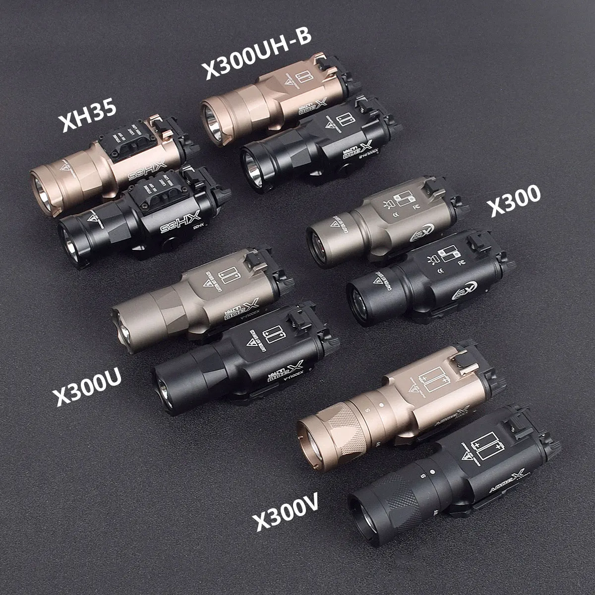 Tactical X300 Led Weapon Light Pistol Flashlight Weapon Light X300 X300  Ultra Aliexpress