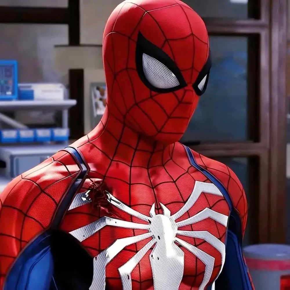 

Game PS4 Spiderman Advanced Suit Cosplay Costume 3D Printed Cosplay Flexible JumpSuit Halloween Costume Spiderman Adult Kids
