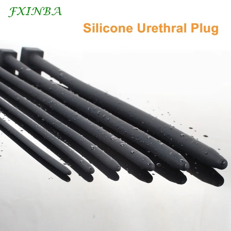 Urethral Dilator FXINBA Smooth Silicone Urethral Catheter Dilator Sounding Penis Plug Insert Urethra Catheters Sex Toys For Men Gay Stimulator silicone urethral dilator,urethral dilator