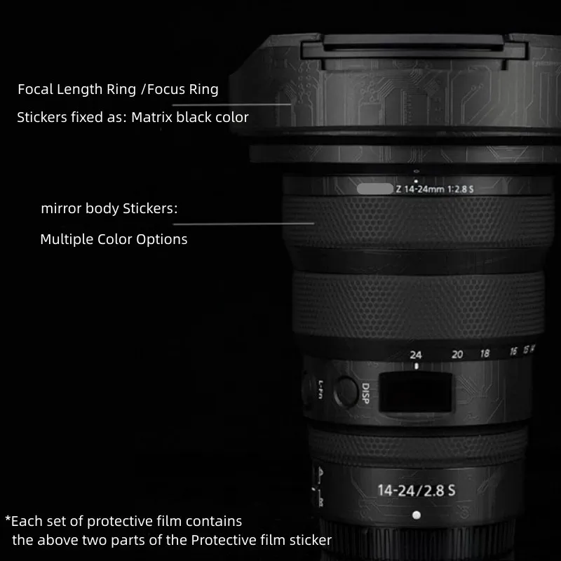 Z14-24/2,8 s Aufkleber Kamera Objektiv Mantel Wrap Film Protector Vinyl Aufkleber Haut für Nikon Z 14-24mm 2,8 14-24 f 2,8 f/2,8 14-24/2,8 – Detail 9