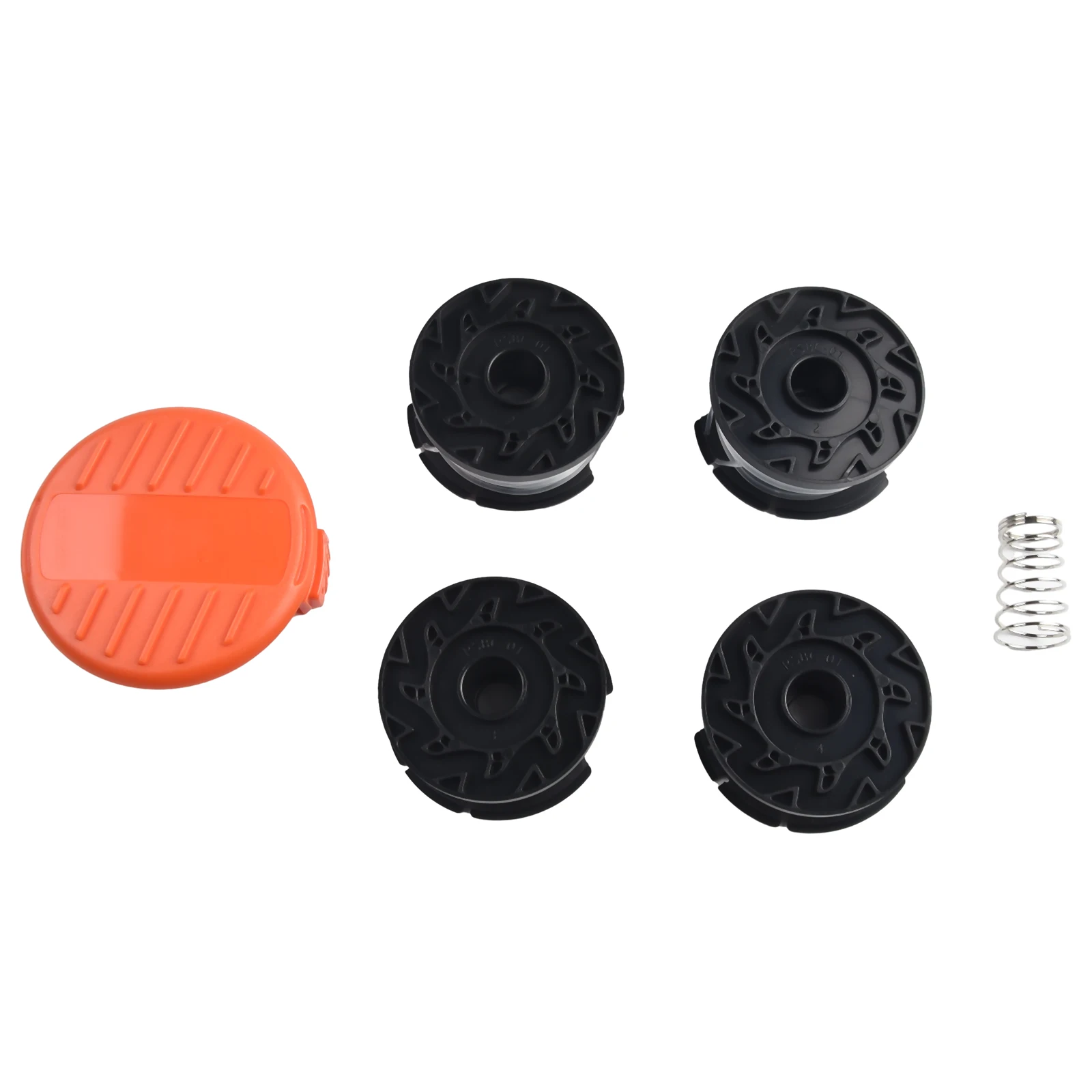 

Катушка триммера для газонокосилки Black Decker, 4 шт./упаковка, сменная крышка и пружина, аксессуары для триммера