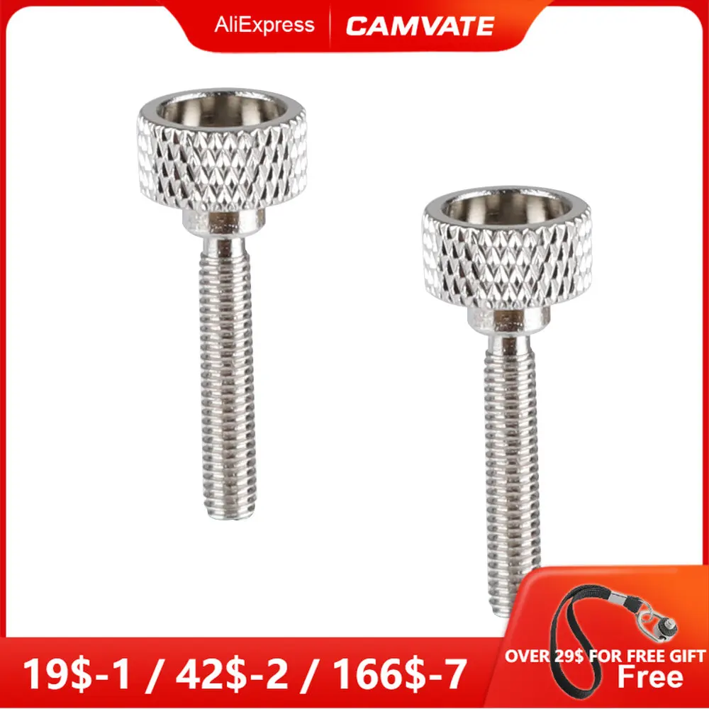 

Винт CAMVATE M4 × 20 с крышкой (2 шт.) для крепления клетки или шарнирного держателя, фотоаксессуары