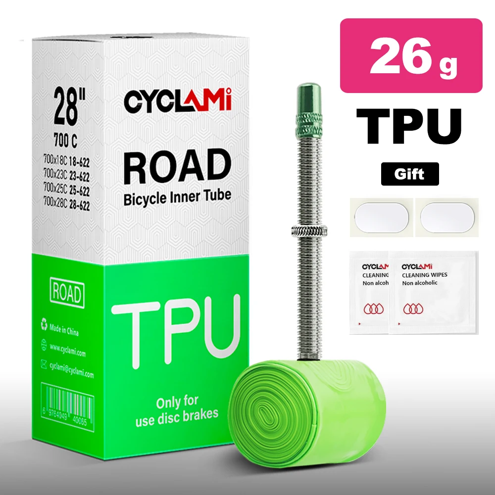 CYCLAMIUltralight26gBikeInnerTube7001828CRoadBicycleTPUTire700c45.jpg