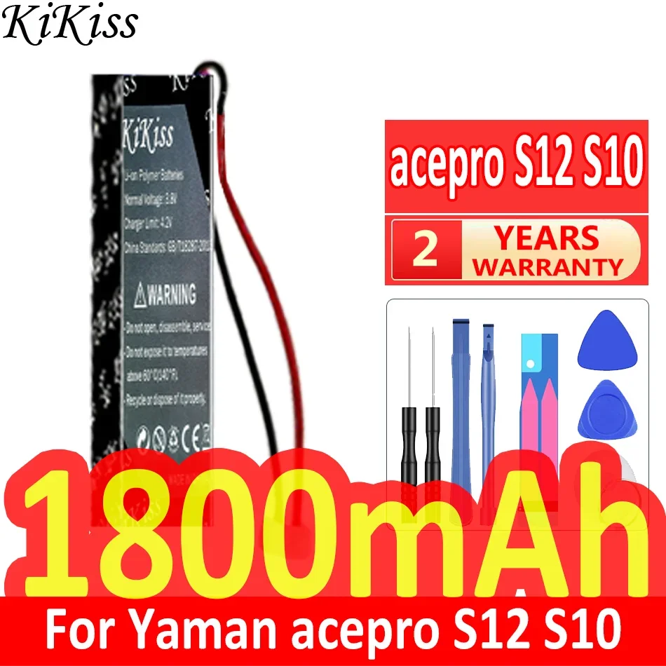 

Мощный аккумулятор KiKiss 1800 мАч для косметических инструментов Yaman acepro S12 S10