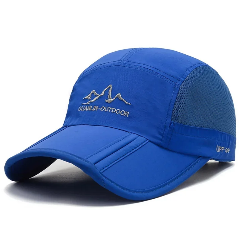 Men Women Sports Hat Quick-drying Mesh Sunshade Baseball Cap UV Protection Outdoor Cycling Camping