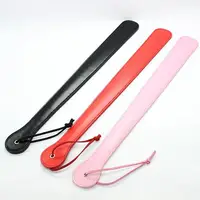Leather Riding Crop Paddle Super Rug Paddles Equestrian Crops Horse Training Accessories 48cm 1