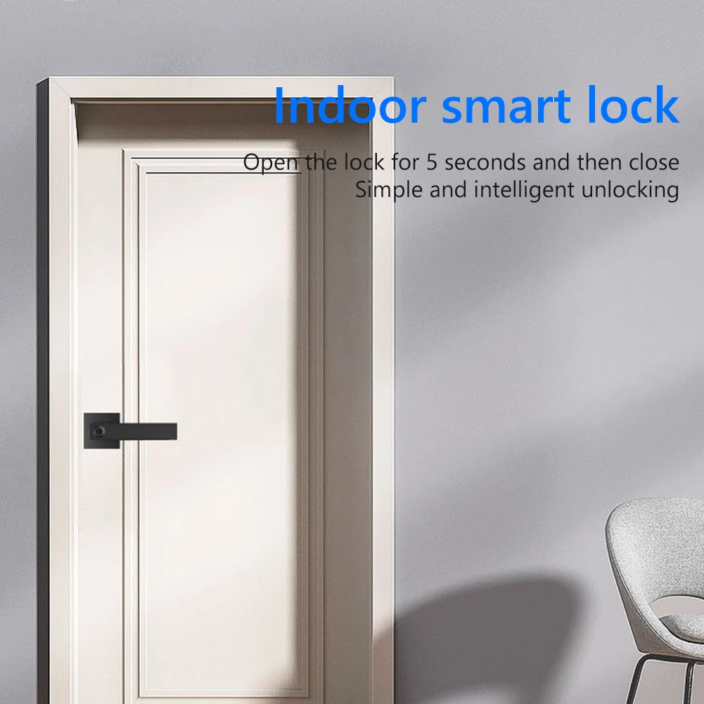 Description Picture 6 of itemElectronic Smart Lock Dual Mode Fingerprint Door Lock Security Biometric Handle Lock With Keys Batteries Powered for Apartment