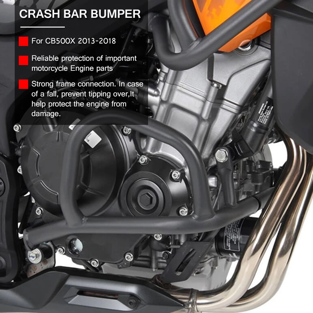 Crash Bar For Honda CB500X CB 500 X 2013-2015 2016 2017 2018 Motorcycle Fairing Engine Guard Tank Bumper Protector Accessories