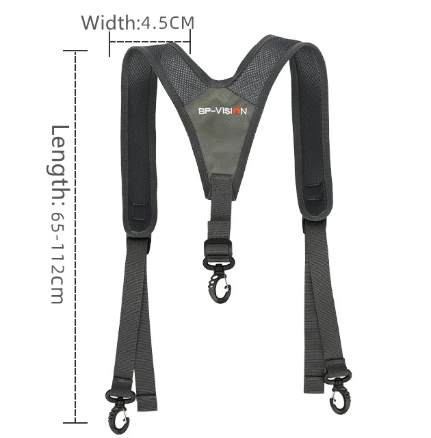 Hiking Strap Ergonomics Back Bear Polyamide Breathable Straps for Running Adjustable Buckle Outdoor Camping Accessories