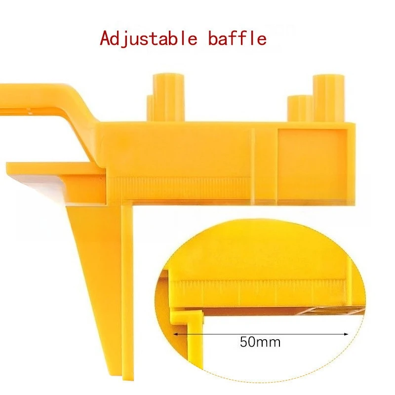 Woodworking Drill Guide Jig With Hole Locator 6/8/10mm Drill Bit Set for Straight Accurate Boring