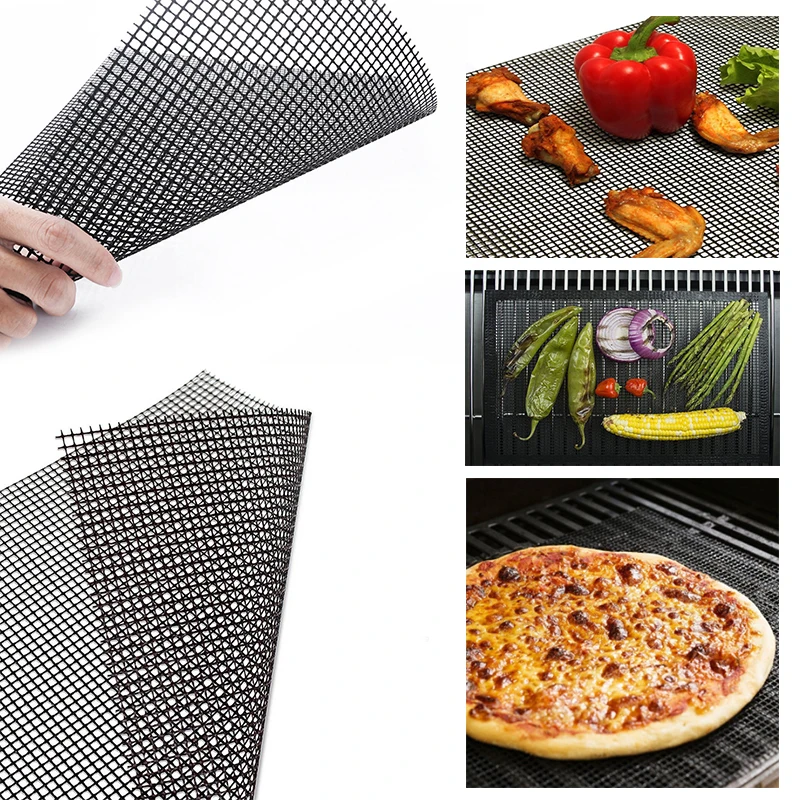 Outdoor Non Stick Grill Mat Kitchen Cooking BBQ Mat Liner Accessorie