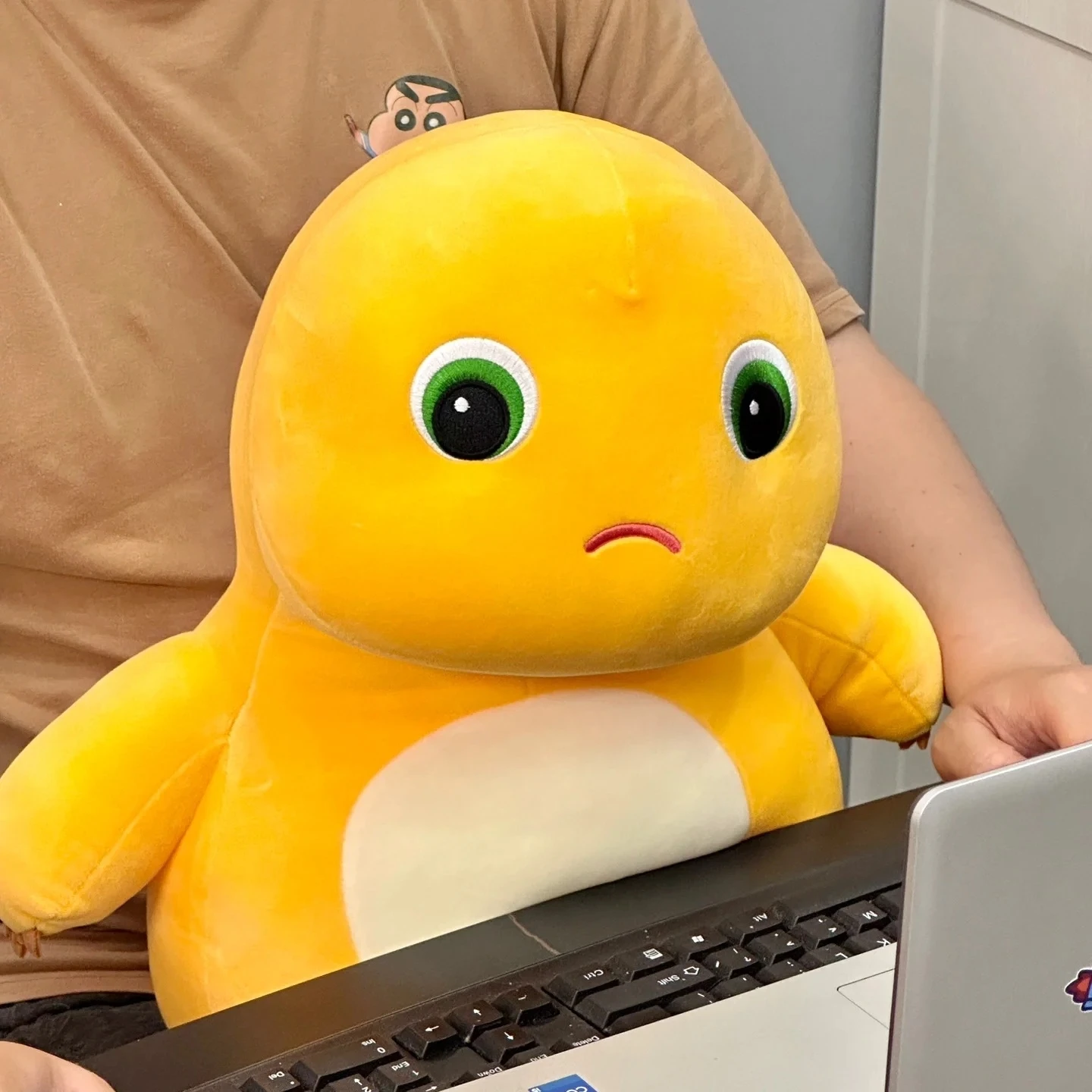 Kawaii Nailong Plushies Stuffed Anime Milk Dragon Doll Cute Yellow Dragon Doll Plush Toy Cuddly Pillow Peluche Xmas Kid Gifts