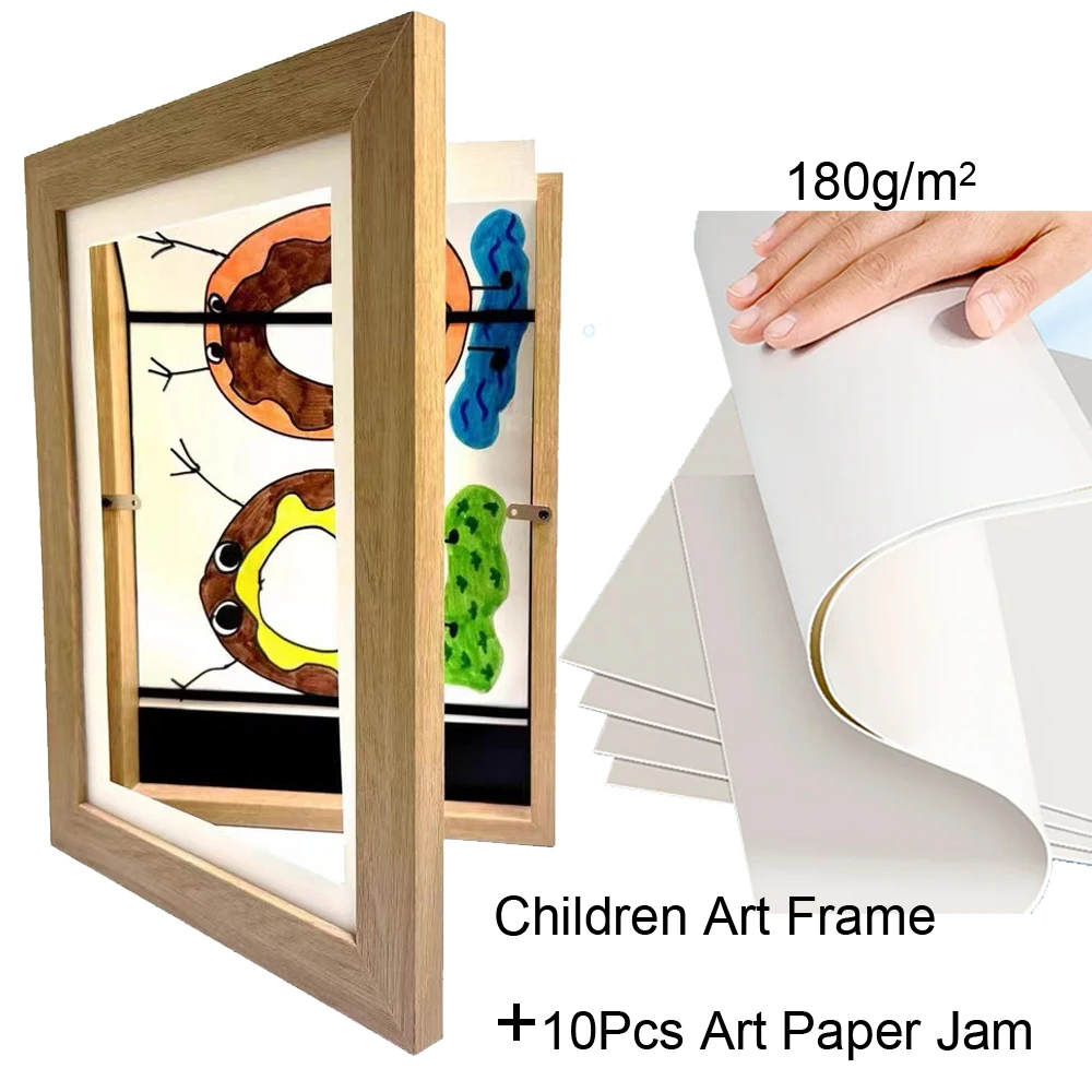 Cornici Artistiche Per Bambini Cornice Per Bambini Intercambiabile Con Apertura Frontale Magnetica Per Quadri Di Disegno Di Foto Immagini Display Gif 